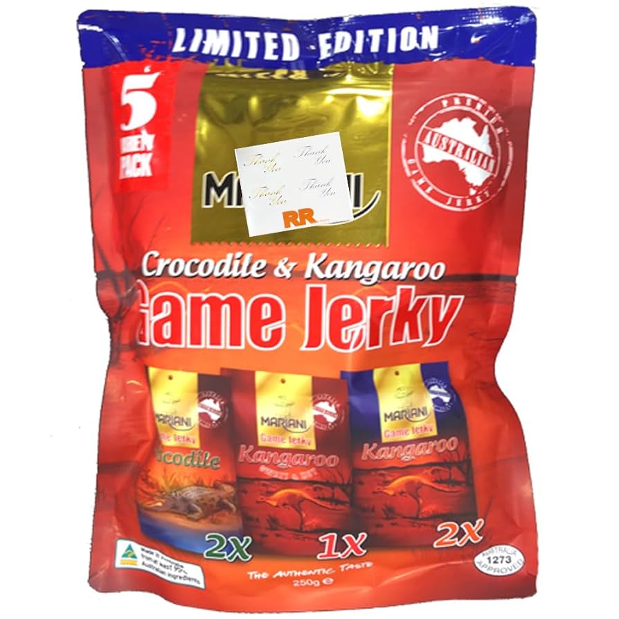 カンガルージャーキー　クロコダイルジャーキー　3種類　セット オーストラリア】 カンガルージャーキー クロコダイルジャーキー